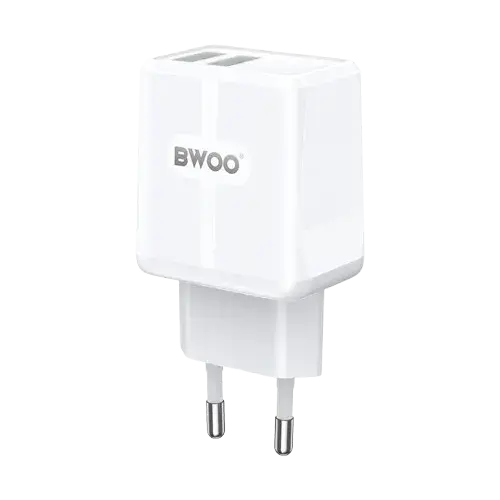 BWOO BO-CDA171 2 Port Fast Charger Adapter