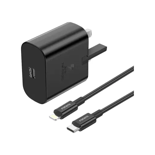 FONENG UK32 25W GaN Fast Charger with Type-C Cable