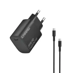 CHARG FastAmp 25W PD Type-C Charger Adapter With Type-C Cable CHARG FastAmp 25W PD Type-C Charger Adapter With Type-C Cable