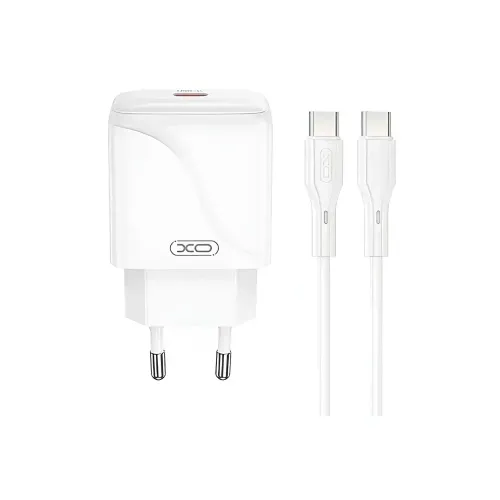 XO L141 20W Fast Charger Adapter with Type-C Cable