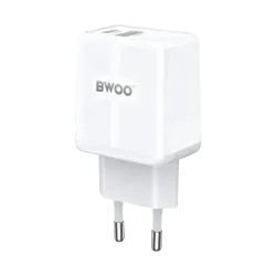 BWOO BO-CDA170 20W 2 Port Fast Charger Adapter BWOO BO-CDA170 20W 2 Port Fast Charger Adapter