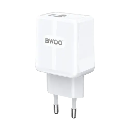 BWOO BO-CDA170 20W 2 Port Fast Charger Adapter