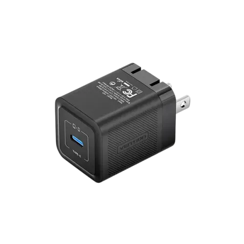 Vention FEPB0-US 20W Type-C GaN Fast Charger Adapter Vention FEPB0-US 20W Type-C GaN Fast Charger Adapter