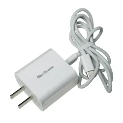 MaxGreen PD20W Type-C Charger Adapter with Type-C Cable (OMO-20W0338BA) MaxGreen PD20W Type-C Charger Adapter with Type-C Cable (OMO-20W0338BA)