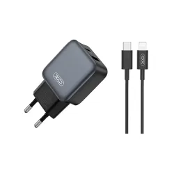 XO L154 EU PD 20W Fast Charger Adapter with Lightning Cable XO L154 EU PD 20W Fast Charger Adapter with Lightning Cable