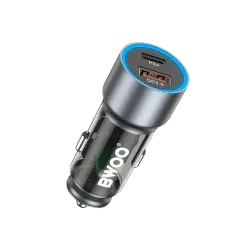 BWOO BO-CC95 45W Dual Port Car Charger BWOO BO-CC95 45W Dual Port Car Charger
