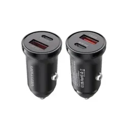 Vention K11B0 2 Port 30W Car Charger Vention K11B0 2 Port 30W Car Charger