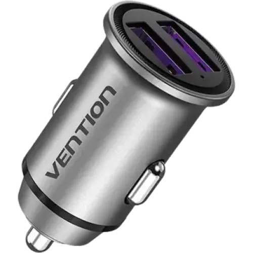 Vention FFEH0 Dual USB 30W Car Charger