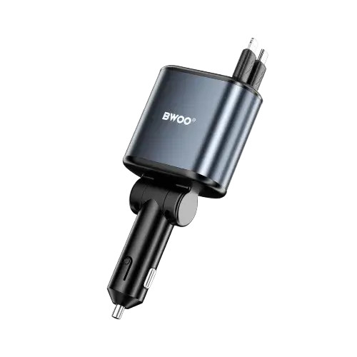 BWOO BO-CC109 120W 4 in 1 Car Charger