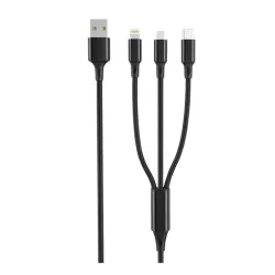 XO NB173 3 in 1 Fast Charging Cable XO NB173 3 in 1 Fast Charging Cable
