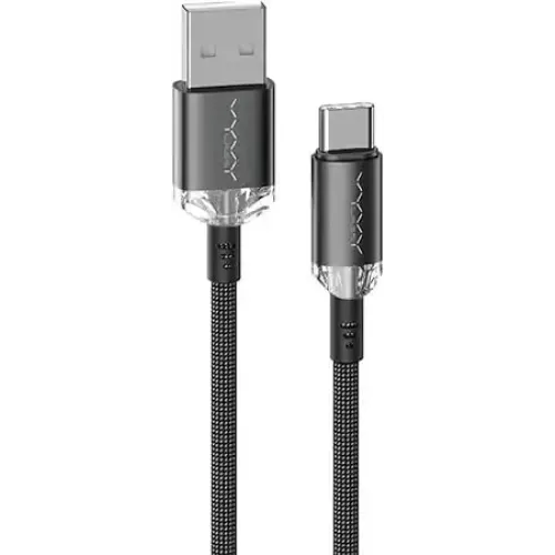 Vyvylabs VCSUC-02 Crystal Series USB to Type-C 1M Fast Charging Cable Vyvylabs VCSUC-02 Crystal Series USB to Type-C 1M Fast Charging Cable