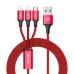 Baseus Rapid Series 3-in-1 Micro+Dual Lightning 3A Cable 1.2 Meter Baseus Rapid Series 3-in-1 Micro+Dual Lightning 3A Cable 1.2 Meter