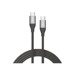 QCY DC21 60W Braided Type-C to Type-C Cable QCY DC21 60W Braided Type-C to Type-C Cable