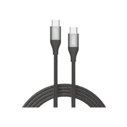QCY DC22 100W Braided Type-C to Type-C Cable QCY DC22 100W Braided Type-C to Type-C Cable