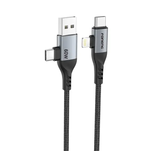 Foneng X92 60W 4-in-1 Fast Charging Cable Foneng X92 60W 4-in-1 Fast Charging Cable