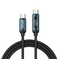 BWOO BO-X304C-C 60W 1M Type C Cable With LED Display