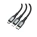 BWOO BO-X274 1.2M 3 in 1 USB to Type-C/Lighting/Micro USB Cable