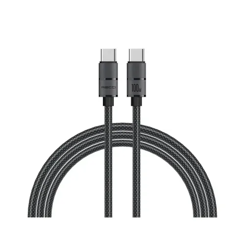 Recci RS08CC 1.2M 100W Type-C Fast Charging Cable