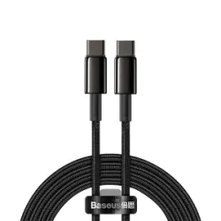 Baseus Tungsten Gold 1 Meter 100W Type-C to Type-C Fast Charging Cable