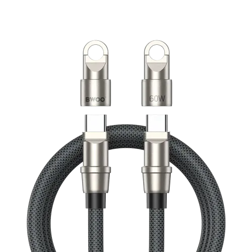 BWOO BO-X310 60W 2 in 1 Type-C to Type-C Cable