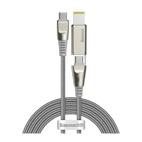 Baseus Flash Series Square Head Type-C to C + DC 100W Fast Charging Data Cable Baseus Flash Series Square Head Type-C to C + DC 100W Fast Charging Data Cable
