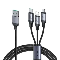 Joyroom A21 100W USB to 3-in-1 Fast Charging Cable Joyroom A21 100W USB to 3-in-1 Fast Charging Cable