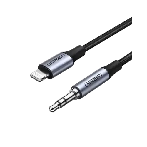 Ugreen US315 1 Meter Lightning to 3.5mm Aux Audio Cable #70509