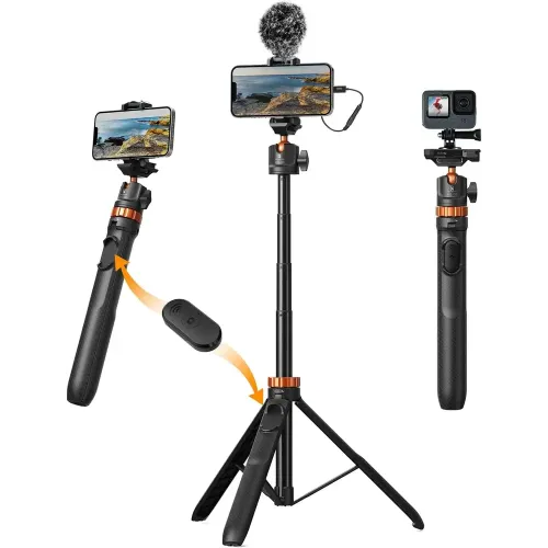K&F Concept MS-08 Portable Selfie Stick Tripod K&F Concept MS-08 Portable Selfie Stick Tripod