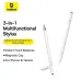 Baseus Smooth Writing BS-PS050 3-in-1 Multi-functional Passive Stylus Pen Baseus Smooth Writing BS-PS050 3-in-1 Multi-functional Passive Stylus Pen