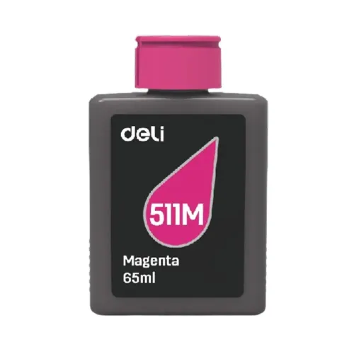 Deli 511M Magenta Ink Bottle Deli 511M Magenta Ink Bottle