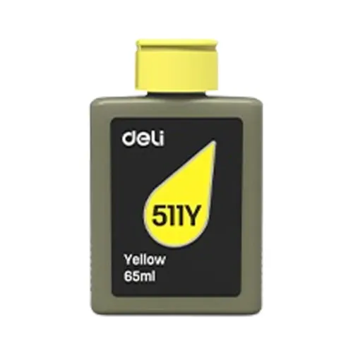 Deli 511Y Yellow Ink Bottle Deli 511Y Yellow Ink Bottle
