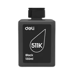 Deli 511K Black Ink Bottle
