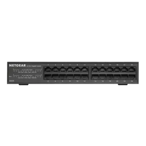 Netgear GS324 24-Port Gigabit Rackmount Switch Netgear GS324 24-Port Gigabit Rackmount Switch