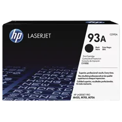HP 93A Black Original LaserJet Toner (for LJ M706N, 435NW)