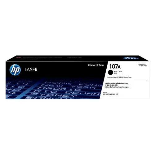 HP 107A Black Original Laser Toner Cartridge HP 107A Black Original Laser Toner Cartridge
