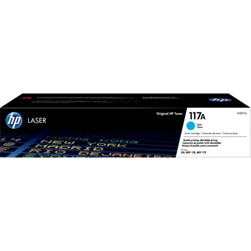 HP 117A Cyan Original Laser Toner Cartridge