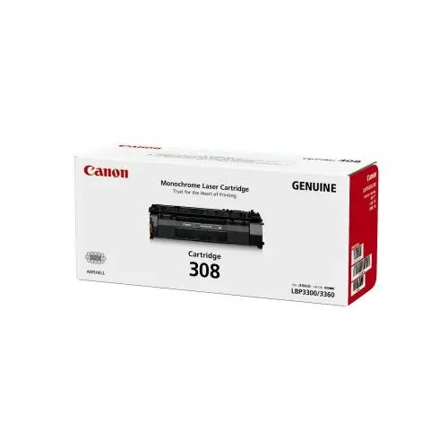 Canon 308 Toner for LBP-3300 Printer Canon 308 Toner for LBP-3300 Printer