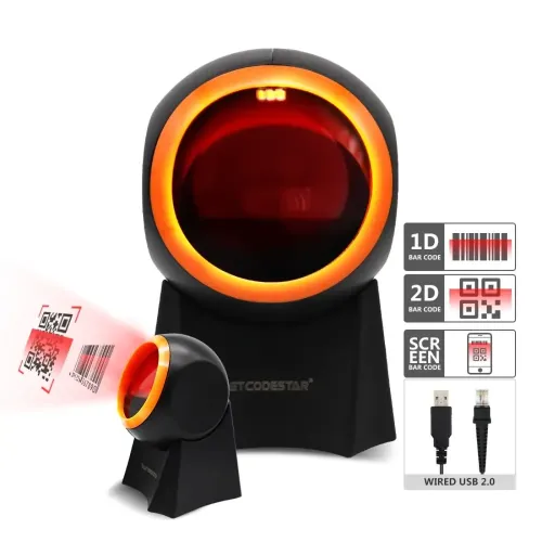 GTCODESTAR GT-8800F 2D Desktop Barcode Scanner GTCODESTAR GT-8800F 2D Desktop Barcode Scanner