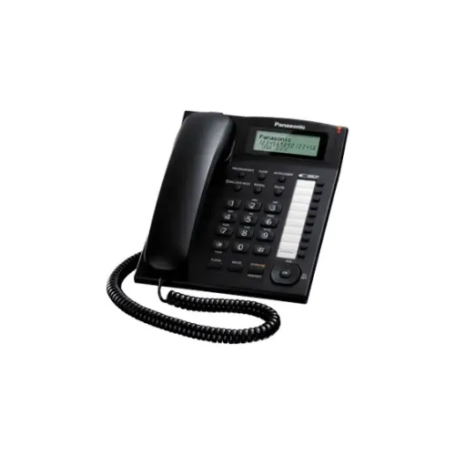 Panasonic KX-TS880MX BLACK Corded Telephone Set With Display Panasonic KX-TS880MX BLACK Corded Telephone Set With Display