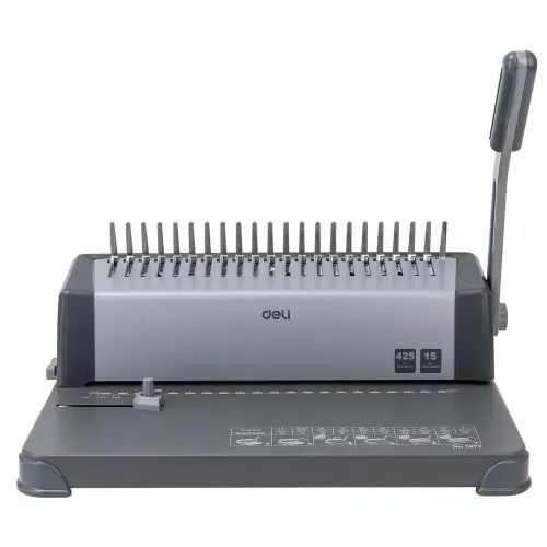 Deli E3872 425 Sheets Comb Spiral Binding Machine Deli E3872 425 Sheets Comb Spiral Binding Machine