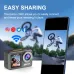 Ausek AT-M86TR 8k WiFi Waterproof Action Camera