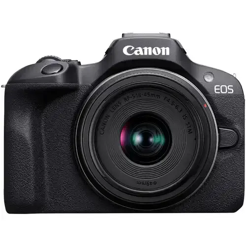 Canon EOS R100 Mirrorless Camera with 18-45mm Lens Canon EOS R100 Mirrorless Camera with 18-45mm Lens