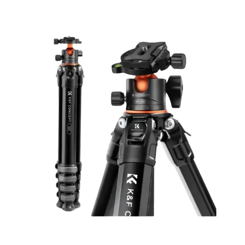K&F Concept KF09.105V1 M1+BH-36L Compact Travel Camera Tripod K&F Concept KF09.105V1 M1+BH-36L Compact Travel Camera Tripod