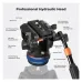 K&F Concept KF31.125 BV50 Fluid Video Head for Tripod