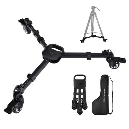 K&F Concept KF31.118 MS30 Photography Tripod Dolly K&F Concept KF31.118 MS30 Photography Tripod Dolly