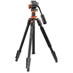 K&F Concept K234A7+FH-03 Professional Video Tripod with Fluid Head K&F Concept K234A7+FH-03 Professional Video Tripod with Fluid Head
