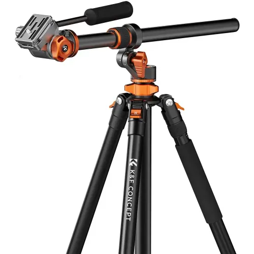 K&F Concept T254A7+FH-03 Professional Video Tripod with Fluid Head K&F Concept T254A7+FH-03 Professional Video Tripod with Fluid Head