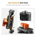 K&F Concept KF31.098 MS-27 Universal Ballhead Magic Arm with Cold Shoe