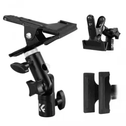 K&F Concept KF18.0014 Heavy Duty Metal Clip Holder for Lights, Reflectors & Background K&F Concept KF18.0014 Heavy Duty Metal Clip Holder for Lights, Reflectors & Background