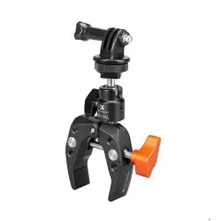 K&F Concept KF31.097 MS-26 Multi-Functional Super Clamp with 1/4″ Ballhead & Action Camrea Adapter K&F Concept KF31.097 MS-26 Multi-Functional Super Clamp with 1/4″ Ballhead & Action Camrea Adapter